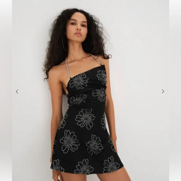 Dresses | For Love And Lemons Black Rhinestone Mini Dress Nwt Size M | Poshmark Dresses | For Love And Lemons Black Rhinestone Mini Dress Nwt Size M | Poshmark
